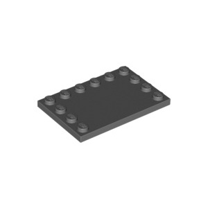 [樂磚庫] LEGO 6180 平滑板 特殊型 深灰色 4x6 4249527 4271648 6000647