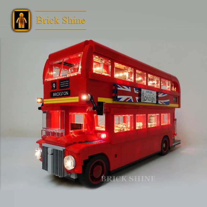 現貨【BRICK SHINE】【燈組】無主體 適用 樂高 LEGO 10258 雙層巴士 全新未拆 BS燈組