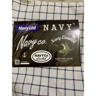 NAVY 服飾品牌貼紙