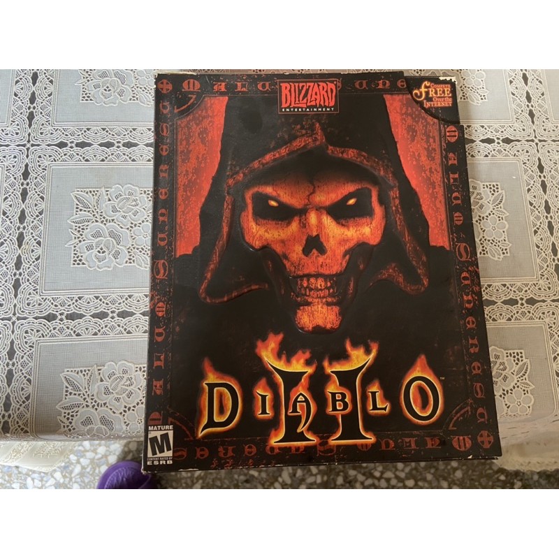 暗黑破壞神2 cd 復古遊戲片（二手）含序號2組