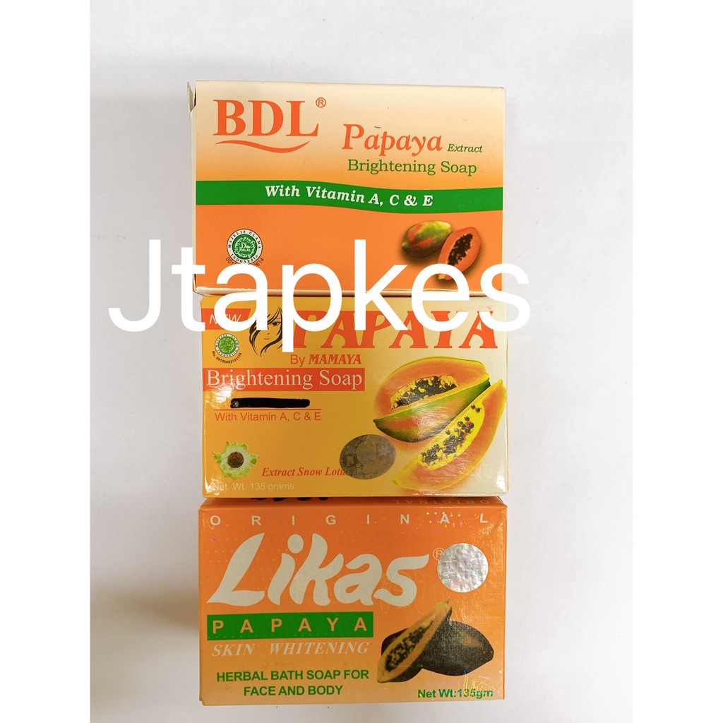 現貨BDL SABUN PAPAYA SOAP 135g 木瓜皂