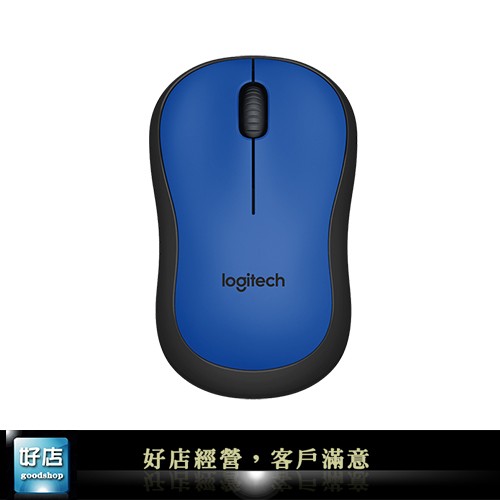 【好店】全新  M221 藍色 滑鼠 無線 靜音光學滑鼠 usb滑鼠 有線滑鼠  靜音