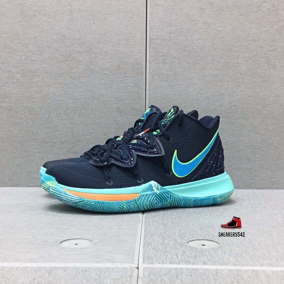 Sneaker Room x Nike Kyrie 5 Black Multi Color Men 's Shoes
