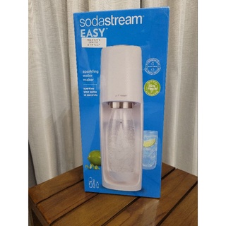 （全新未拆封）Sodastream Easy自動扣瓶氣泡水機（白）附原廠鋼瓶sparkling water maker
