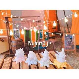 👑NiMinaJP妮米娜日本👑神奇寶貝精靈寶可夢pokemon造型擴香石 DIY公仔 皮卡丘耿鬼卡比獸伊布火恐龍樹木底座
