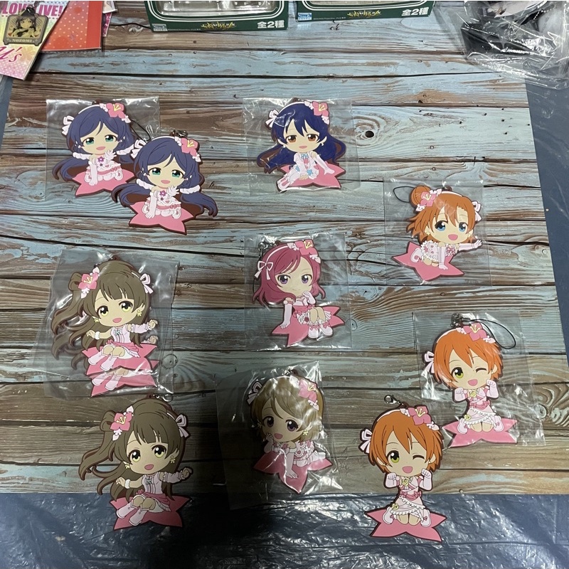 （日版 全新）Lovelive! 水團 各成員 中～大軟膠吊飾