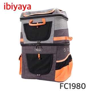 【免運歡迎議價】ibiyaya 上下舖寵物分享包 fc1980 寵物提包 背包 外出包 上下層 雙層 花花萬物寵寶貝