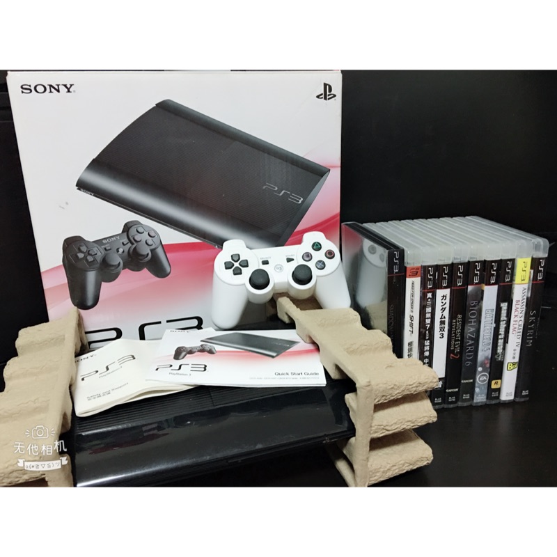 SONY PS3 4207 500G主機全套+手把+遊戲十片