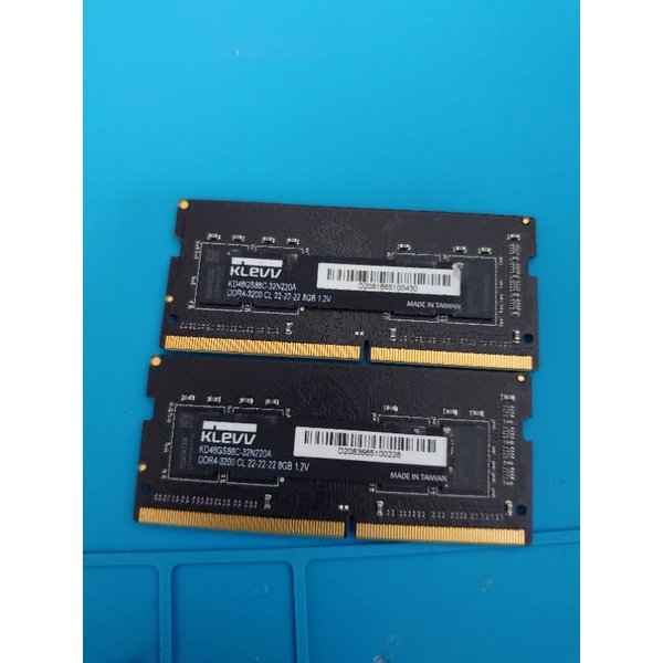 KLEVV DDR4 3200 8GB ×2 筆電 筆記型 記憶體 8G 16G