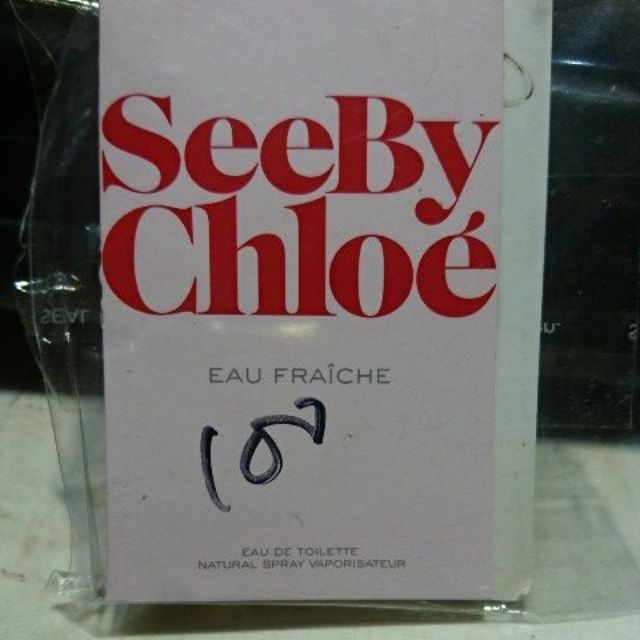 CHLOE SEE BY CHLOE EAU FRAICHE 女性淡香水 噴式 1.2ML