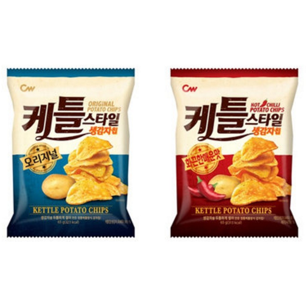 韓國  CW  馬鈴薯洋芋片 原味/辣味 130g/包 任選一包
