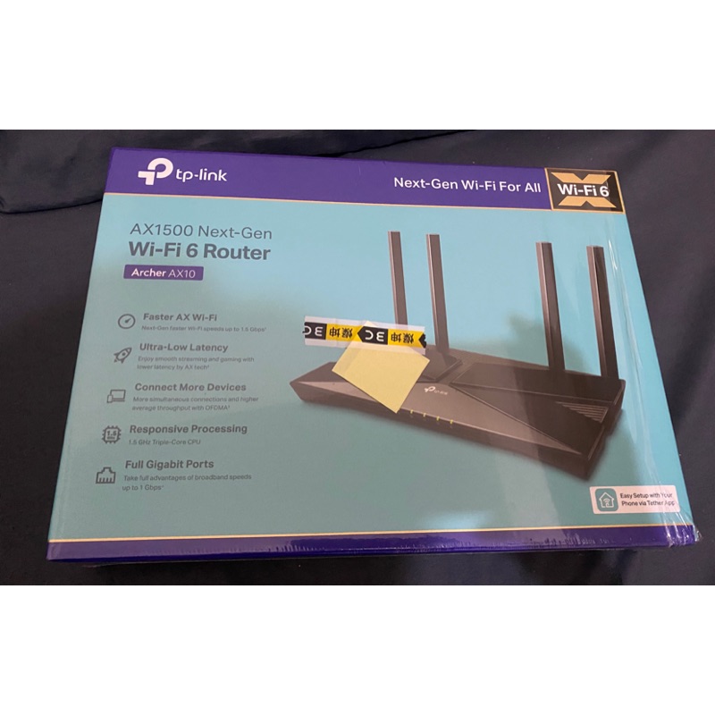 TP-Link Archer AX10 AX1500 wifi 6 Gigabit雙頻無線 分享器 路由器