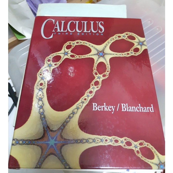 外文書 微積分精裝本 Berkey Blanchard Calculus 有分割分冊 +考題解答