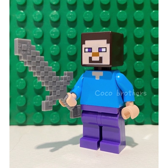 LEGO 樂高 21128 Minecraft 創世神 史帝夫 人偶 - Coco可可兄弟