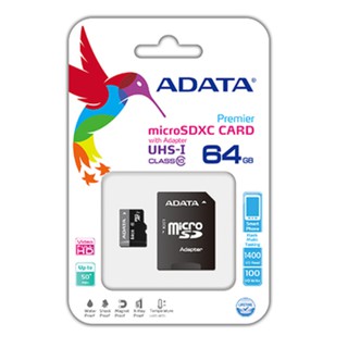 【S03 筑蒂資訊】威剛 ADATA 64G microSDHC/SDXC UHS-I Class10 記憶卡