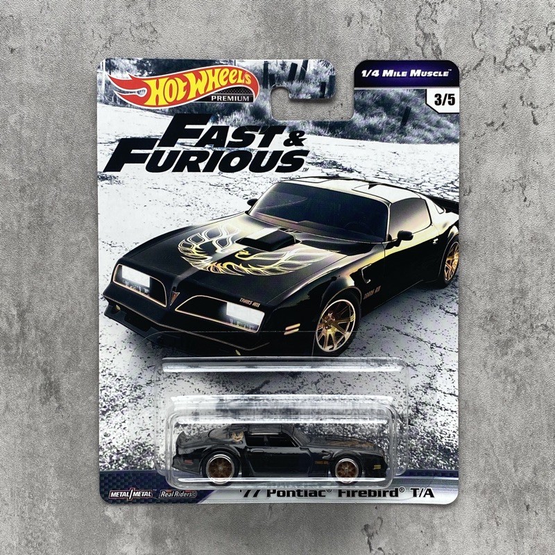 HOTWHEELS 風火輪 玩命關頭 1/4 Mile Muscle  ‘77 Pontiac Firebird T/A