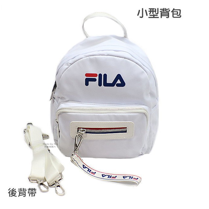 新品上架    FILA 小型尼龍後背包 (BPT9003WT )