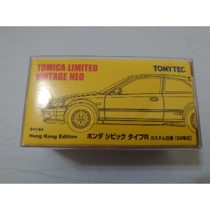 TOMICA TOMYTEC HONDA CIVIC Type R EK9 港版-黃色
