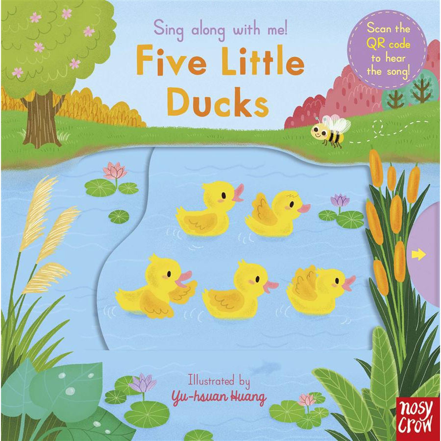 Sing Along With Me! Five Little Ducks (硬頁推拉書)(英國版)(二版)