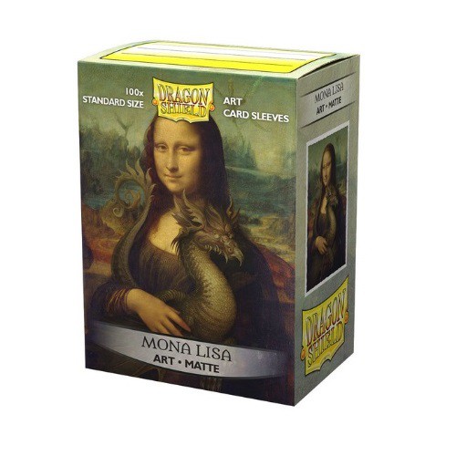 陽光桌遊 龍盾美術磨砂卡套蒙娜麗莎與龍dragon Shield Mona Lisa 魔法風雲會ptcg 蝦皮購物