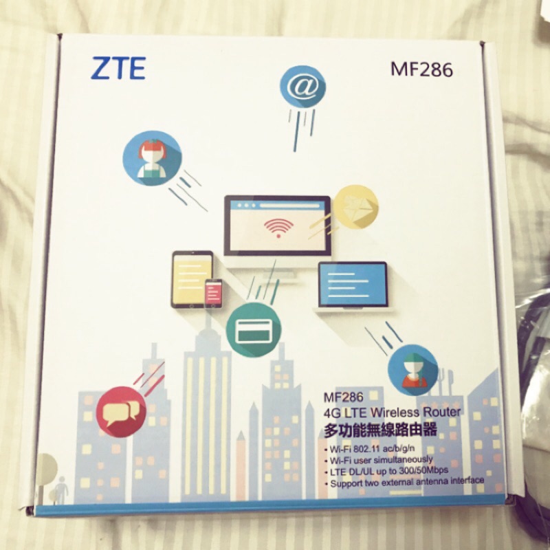 ZTE 中興 MF286 多功能無線路由器 網路分享器 支援4G