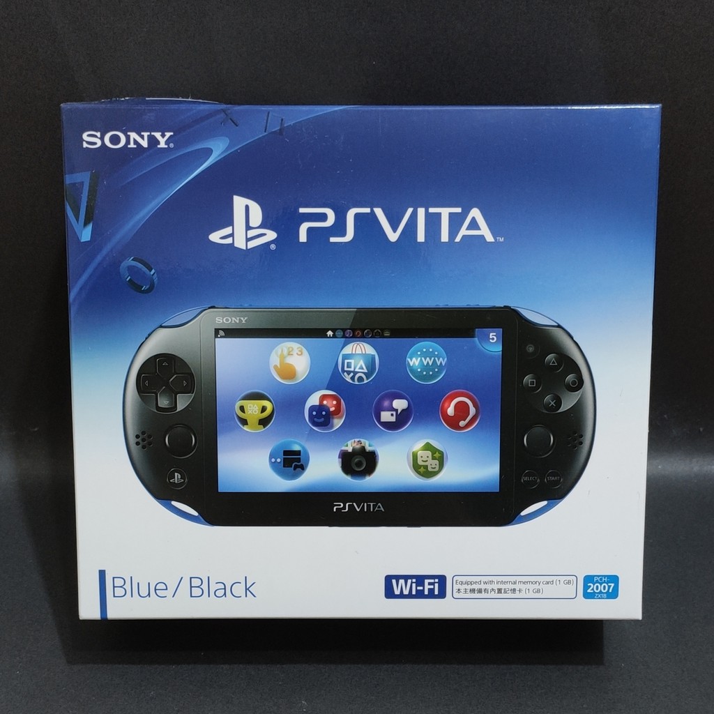 Sony Ps Vita 07 Psv 藍黑 附記憶卡 系統已改變革 蝦皮購物