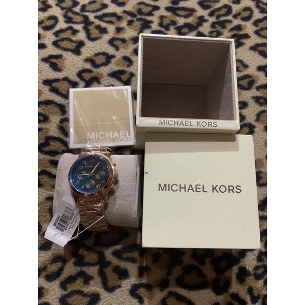 （全新）Michael Kors mk5940 金色湛藍色變色錶⌚️