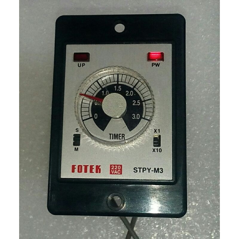 台灣fotek 陽明stpy M3 多範圍延時計時器m3 3s 30s 3m 30m 2vac定時器盤面式 蝦皮購物