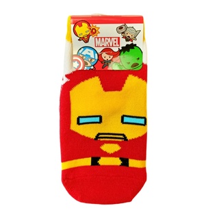 正韓襪子 韓國製卡通襪 鋼鐵人 Iron Man 兒童短襪 卡通短襪 止滑短襪 韓國製襪子 英雄系列襪子 漫威