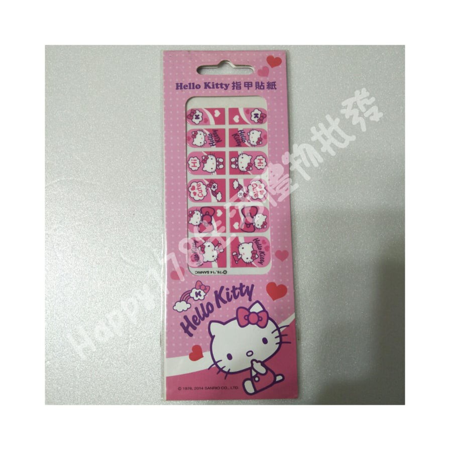 【三麗鷗Hello Kitty】指甲 貼紙 指甲貼紙 指甲貼 甲貼