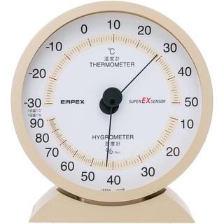 日本製 高品質 EMPEX 溫度計 溼度計 質感 居家 擺飾 EMPEX 透明溫濕度計