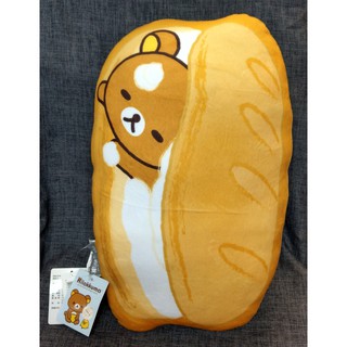 [戰神的店] RILAKKUMA 拉拉熊 造型抱枕 麵包款 絨毛娃娃 絨毛玩偶 12英吋