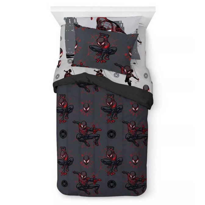 預購👍正版空運👍美國專櫃 Miles Morales 蜘蛛人 黑蜘蛛人 棉被 被子 寢具 棉被 床包 床單 枕頭套