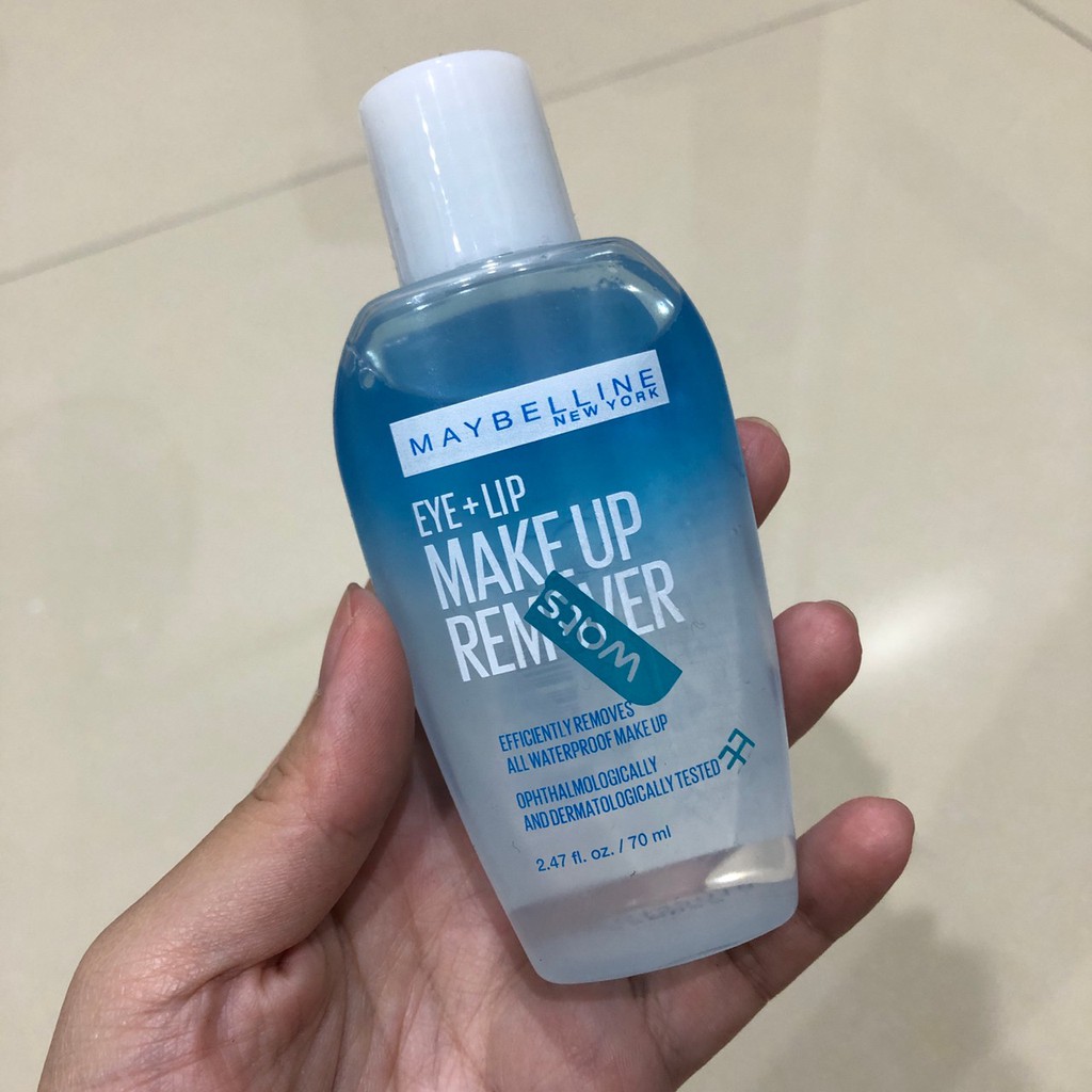 全新 Maybelline 媚比琳 輕柔眼唇卸妝液 70ml 眼唇卸妝液 卸妝