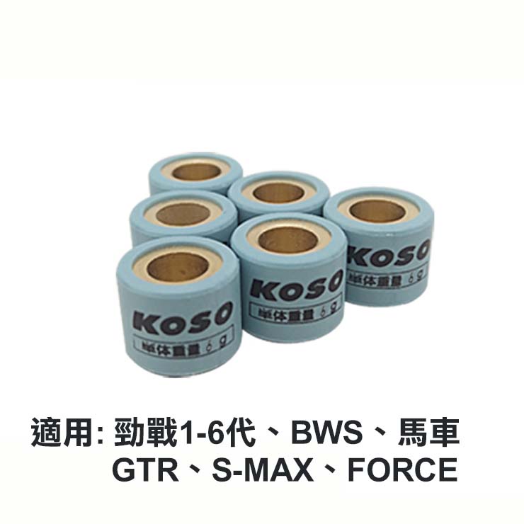 KOSO 鈦金剛滾珠 EVO 普利珠 傳動 珠子 普利盤滾珠 勁戰 BWS GTR S-MAX FORCE