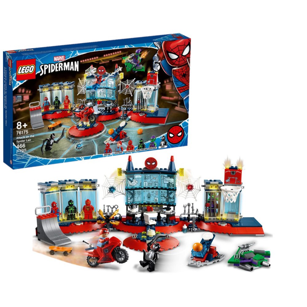 現貨 LEGO 76175 超級英雄 MARVEL系列 蜘蛛人總部襲擊 全新未拆 公司貨