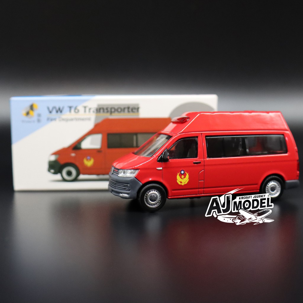 ⭐️AJ Model⭐️Tiny 台灣 TW52 福斯 T6 高頂 台北市 高雄市 消防局 指揮車 可直接下標