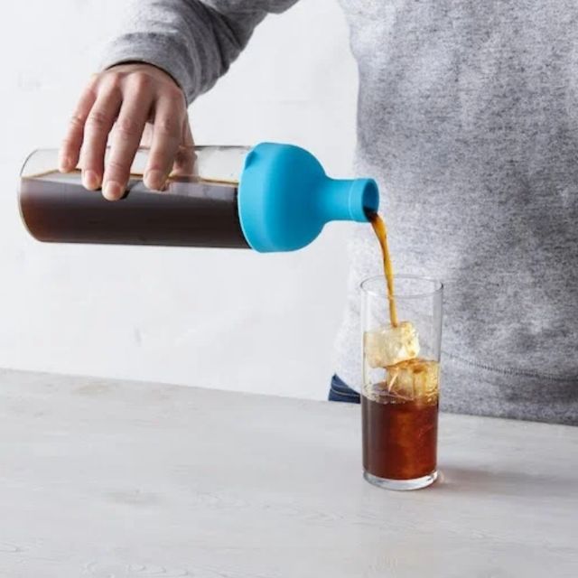 🎈現貨 🔥🇺🇸 Blue Bottle 藍瓶咖啡玻璃冷萃瓶 冷泡咖啡瓶 冷釀瓶 (750ml) 竹製波浪濾紙