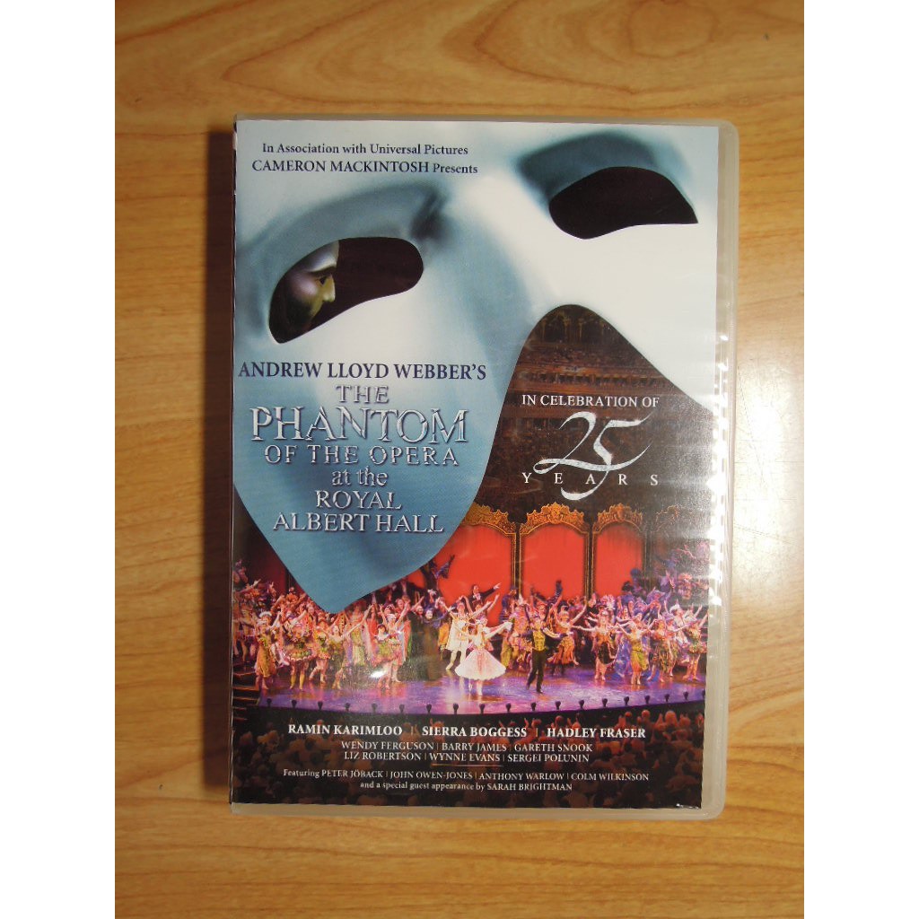 陶陶樂二手書店『歌劇魅影—2011年英國皇家亞伯特音樂廳紀念演出』音樂劇DVD