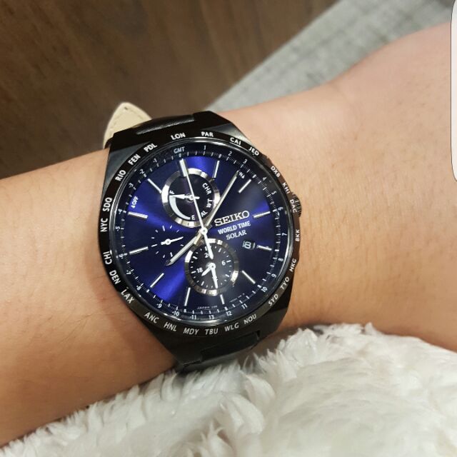 seiko world time solar