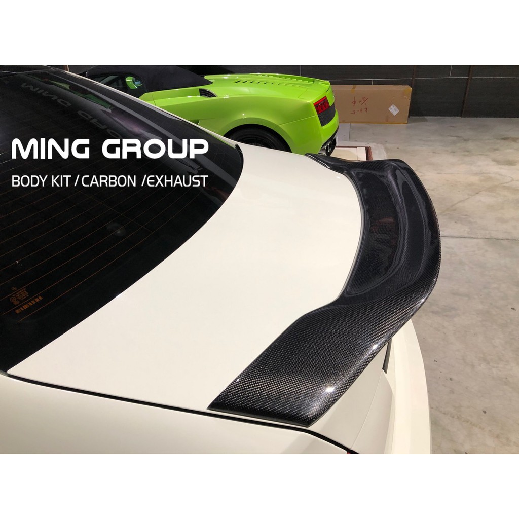 【MING GROUP國際】BENZ W204 4D R款 碳纖維尾翼