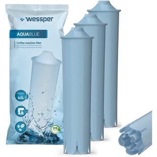 德國 Wessper 咖啡機脫鈣濾水器淨水濾心濾芯 適用jura咖啡機水箱專用濾芯(藍) CLARIS Blue 3組入