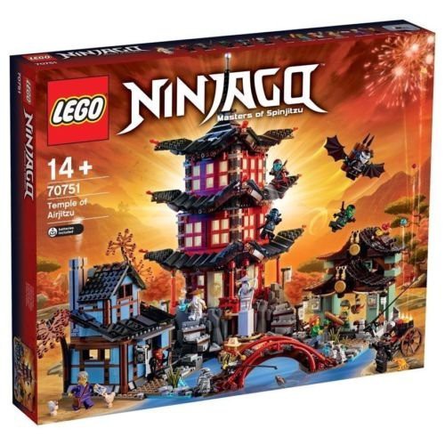 LEGO 樂高 Ninjago 70751 空術神廟 盒況如圖 全新未拆 附 Lego 輸送箱