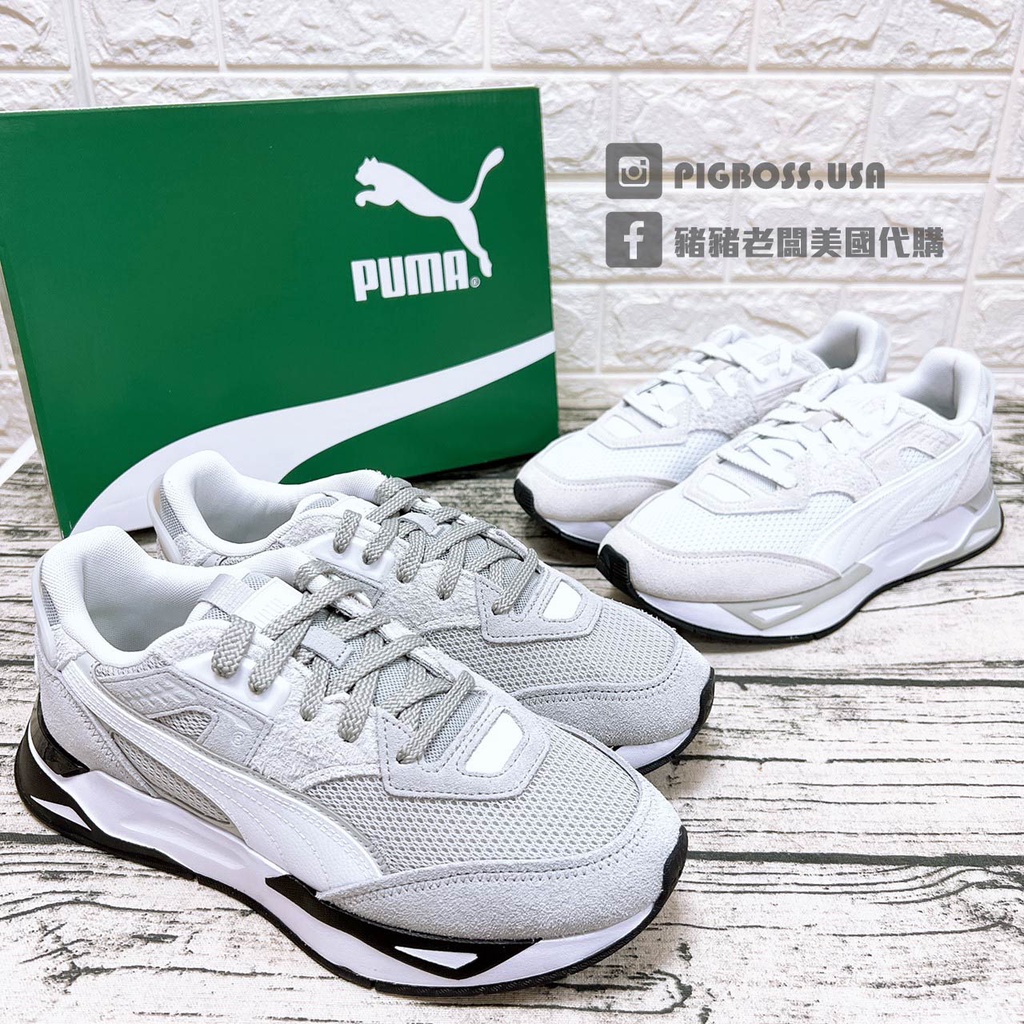 【豬豬老闆】PUMA Mirage Sport Heritage 復古 慢跑鞋 男女鞋 灰 38370503 米白 04