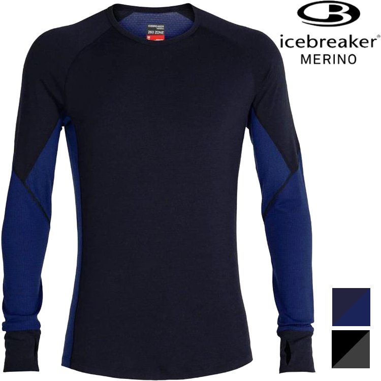 Icebreaker Zone BF260 男款網眼保暖透氣長袖上衣 IB104360