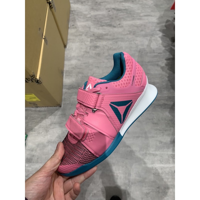  4折 Reebok Legacy Lifter 粉紅 綠 訓練鞋 舉重 深蹲 女鞋 FU7876