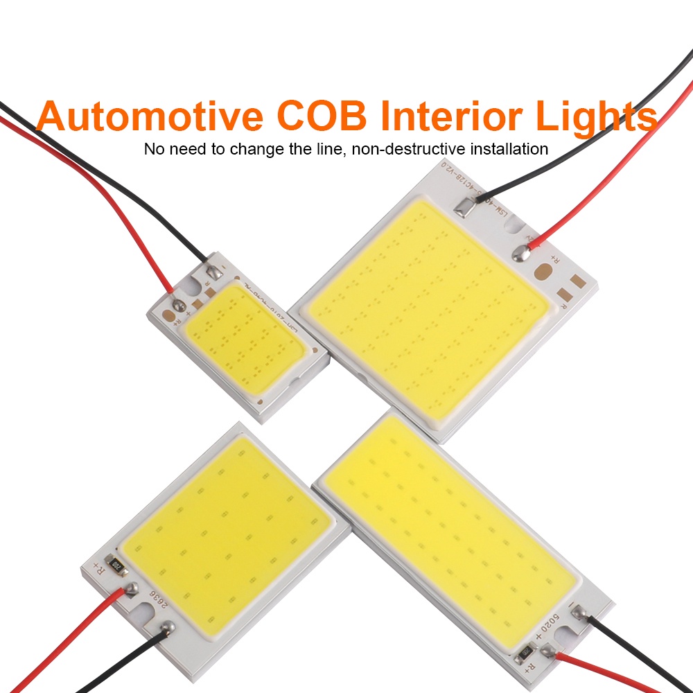 T10 W5W LED Festoon C5W COB 信號燈泡 31mm 36mm 39mm 41/42mm 194