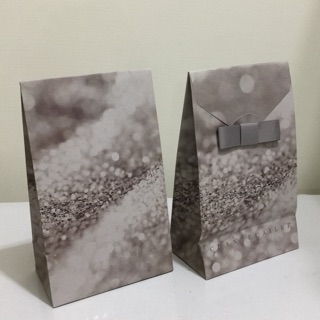 香緹卡 CHANTECAILLE 灰色 燙金字 紙袋 手提袋 禮品袋