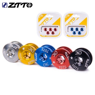 Ztto MTB 公路自行車公路車自行車零件鏈輪螺栓 5 毫米 7 毫米 CNC 鏈輪螺絲用於零件曲柄組 5 件