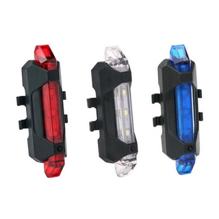 自行車後 LED 燈 LED 自行車後尾燈 USB 充電山地車燈防水燈自行車配件腳踏車